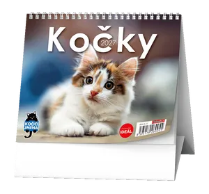 Tischkalender - IDEÁL - Katzen /mit Katzennamen/